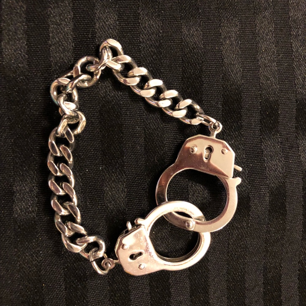 Stainless Steel Handcuff bracelet